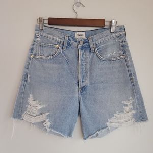 Citizens of Humanity High Waisted  Shorts Size 27 Light Denim